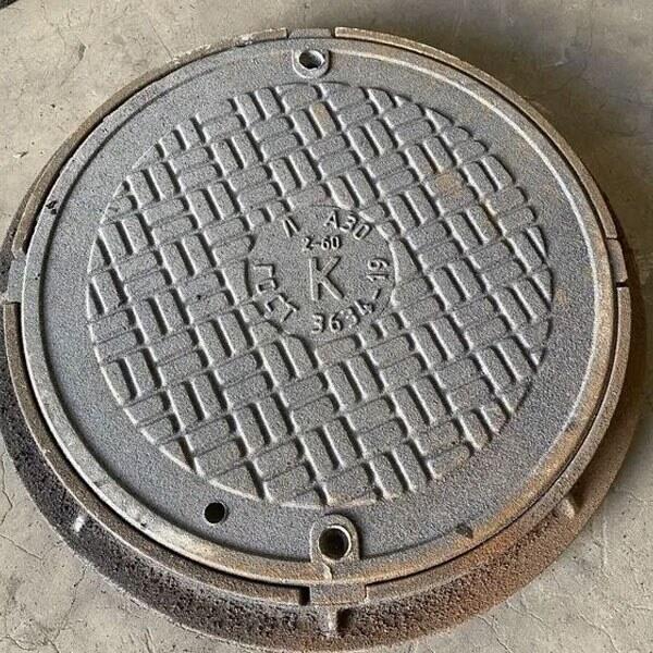 Люк чугунный тип ЛУ А30 30 кН ГОСТ 3634-2019 цена, купить с доставкой ...