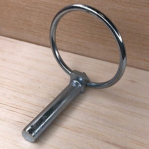 Шплинт чека с кольцом 10x41 ЖЦ DIN 11023