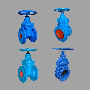 Задвижка с обрезиненным клином 111UG-040-C06 Ду40 Ру16 фланцевая